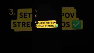 Совет по фотосъемке: Какая настройка лучше всего подходит для уличной фотографии от первого лица?...