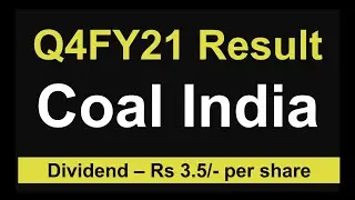 Coal India Q4 results 2021 | Coal India share latest news | Coal India Q4 results &  latest news
