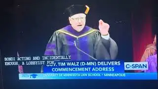 Minnesota Governor Tim Walz 2025 Commencement Speech University of Minnesota Law School