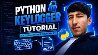 Python Keylogger Tutorial (For Ethical Hacking & Education Only) 🔐