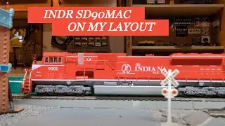 HO scale Indiana Railroad SD90MAC on my layout