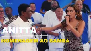 Anitta e Neguinho da Beija-Flor - HOMENAGEM AO SAMBA (Domingão com Huck 04/02/2024)