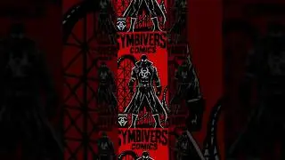 Showing off our back cover to our newest Manga comic Baransu The Coney Island Warrior 1