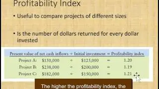 Profitability Index Explained with Demo Problem