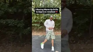3 Boxing Drills To Improve Hip Rotation #boxingdrills #boxing #outdoors w/ Coach Sonny