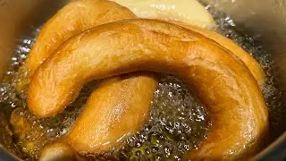 Beignets soleil au lait et au riz cuit