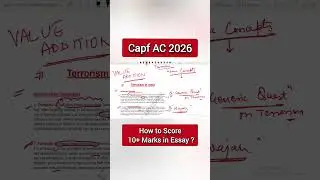 Capf AC Paper 2 Essay Writing Hacks ✍️  | How to score High marks in Essay #capfac2026 #capftoppers