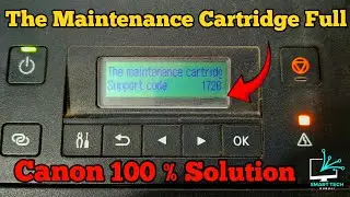 The Maintenance Cartridge Is Full Canon Support Code 1726 | Canon Mc-g02 Maintenance Cartridge