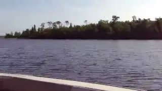 Leaving dock on LOTW Red Wing lodge august 2014