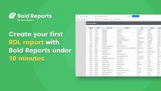 How to Create a Report | Bold Reports