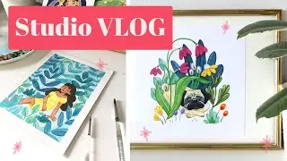 STUDIO VLOG // Shop update, Deep chats, and Painting a treehouse!