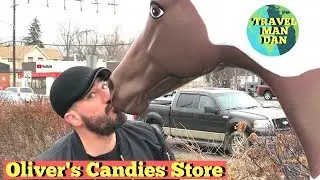 FAMOUS VINTAGE OLIVER'S CANDIES STORE! EP#43-THE TRAVEL MAN DAN SHOW