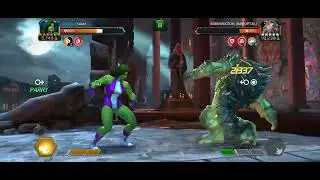 She hulk vs Abomination (immortal)| Marvel Contest of Champions ✨️| mcocgameplay