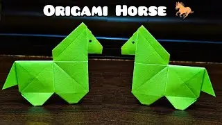 Best Paper Horse 🐎 | Easy Paper Horse Craft | Kids Craft Ideas#horse #easy 