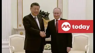 Putin meets 'dear friend' Xi Jinping in Kremlin