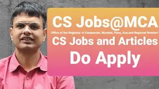 Office of the Registrar of Companies, Mumbai, Pune, Goa and Regional Director! CS Jobs and Articles