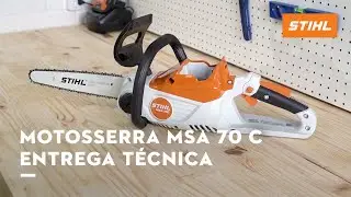 Entrega T&eacute;cnica | Motosserra a bateria STIHL MSA 70 C-B
