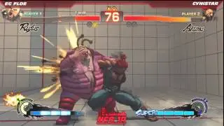 NCRX Day 2 - EG Floe vs Cynistar - SSF4: AE2012 Top 16