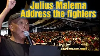  EFF President and Commander in Chief Julius Malema addressing groundforces at the #EFFPlenum.