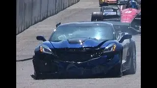 IndyCar Chevrolet Detroit Grand Prix - Race 2 - Pace Car crash