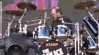 Police Soundcheck Copeland drums kit Jeff Seitz St Etienne