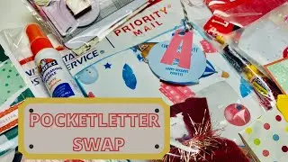 POCKETLETTER SWAP | Christmas | Paper Craft | Handmade | ATC | Artist Trading Cards | #MakazHome
