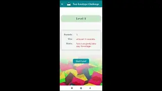 How to Play Two Envelope Challenge Level 4  Version 1.2.0 - Invent High Technologies Apps