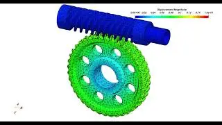 Worm Gear Simulation in Code_Aster