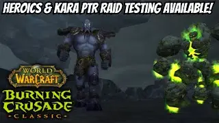 ⚡🌩TBC PTR KARA Raid Testing - Enhancement shaman POV (no coms)⚡🌩