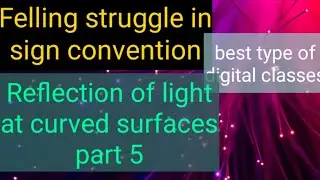 REFLECTION OF LIGHT AT CURVED SURFACES PART 5 DIGITAL ANIMATED CLASS WAY