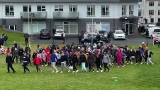 GRV nemendur dansa á Stakkó