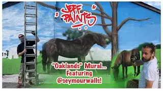 Oaklands Horse Mural featuring @seymourwalls