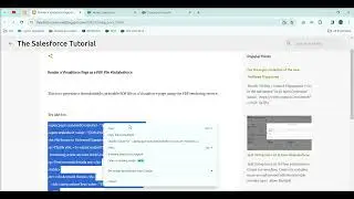 Render a Visualforce Page as a PDF File #inSalesforce