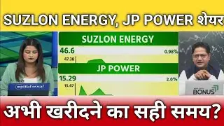 Suzlon Energy Share Latest News | JP Power Share Latest News | Stock Market Update
