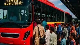 New Airport Metro Bus 🚌 | Cheapest Ride to Islamabad City? 😲