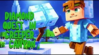 Minecraft Diamond Quest in Creeper Canyon | Moral Stories | Bedtime Stories | Minecraft Story