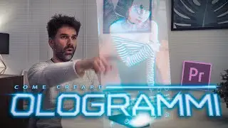Effetto OLOGRAMMA 3D stile futuristico con Adobe Premiere Pro 😲 Effetto WOW garantito!