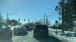 Driving to Sterling Heights, Michigan from Clinton Township, Michigan. February 2023