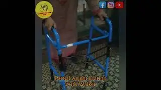 Toe Touch weight bearing | Partial weight bearing with Walker after Hip Fracture Or Hip replacement.