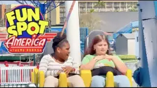 Вид с американских горок Fun Spot America &mdash; Киссимми и Орландо!