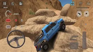 Massive Rocky Obstacles Shuts Down Road - Offroad Drive Desert