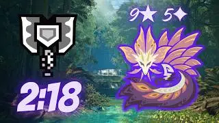 Exercise: 9★ 5✦ Tempered Mizutsune 2:18 Charge Blade Solo | MH Wilds