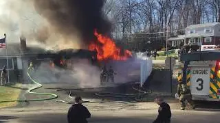 Fire at Butler Township house