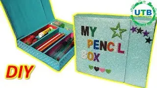 Jumbo Pencil Case Diy Double Organizer Pencil Box