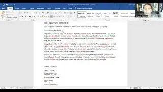 Verbs past tense regular