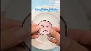 Fun Satisfying Art activity for kids | Tissue paper emoji & Water activity @ArasEasyArt#emoji #art