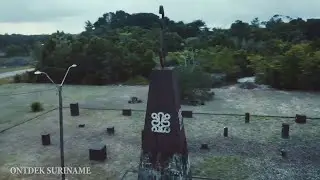 Moiwana monument - Marowijne || Drone flying DJI - Ontdek Suriname