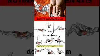 RUTINA de ABDOMINALES en el GIMNASIO #gym #abs #abdominales