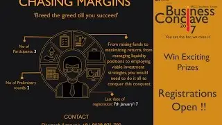 SRCC Business Conclave 2017: Chasing Margins- Blueprint