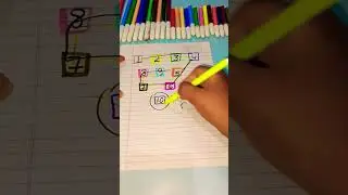 1234 challenge😂 #shorts #drawing #art #artist #creative #draw #how #challenge #shorts #magic
